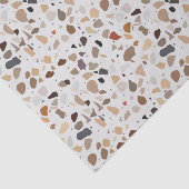 Terrazzo Moderne Art Deco Steen Midden Eeuw  Tissuepapier (Detail)