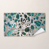 Terrazzo - Mosaic Abalone Pearl en Gold #1 Bad Handdoek (Handdoek)