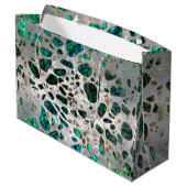 Terrazzo - Mosaic Abalone Pearl en Gold #1 Groot Cadeauzakje (Achterkant Gekanteld)