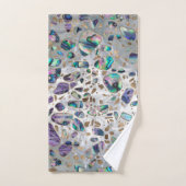 Terrazzo - Mosaic Abalone Pearl en Gold #3 Bad Handdoek (Handdoek)