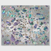 Terrazzo - Mosaic Abalone Pearl en Gold #3 Cadeaupapier (Vlak)