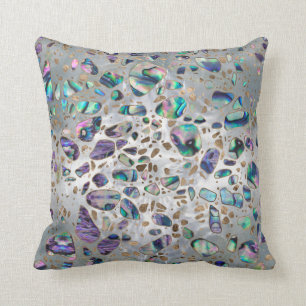 Terrazzo - Mosaic Abalone Pearl en Gold #3 Kussen