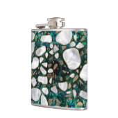 Terrazzo - Mosaic Abalone Pearl en Gold #5 Heupfles (Links)
