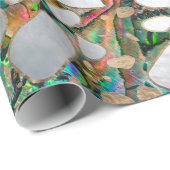 Terrazzo - Mosaic Abalone Pearl en Gold #6 Cadeaupapier (Rol Hoek)