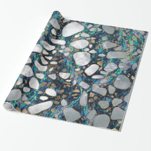 Terrazzo - Mosaic Abalone Pearl en Gold #7 Cadeaupapier