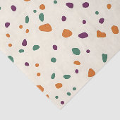 Terrazzo multicolor organisch kiezelsteen spikkelp tissuepapier (Detail)