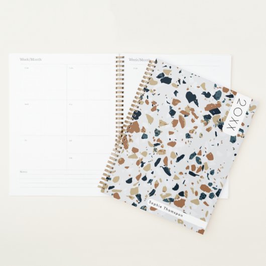 Terrazzo nieuwjaar planner (Display)