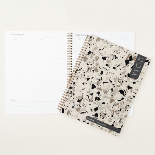 Terrazzo nieuwjaar planner (Display)