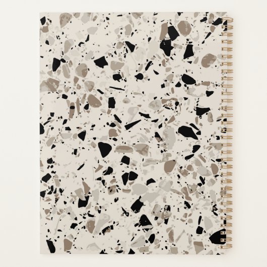 Terrazzo nieuwjaar planner (Achterkant)