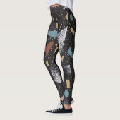 Terrazzo  oppervlakteontwerp leggings (Links)
