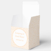 Terrazzo - Oranje perzik Classic Favoriet Box Bedankdoosjes (Geopend)