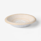 Terrazzo - Oranje perzik - Papieren schalen Papieren Kommen (Gebogen)