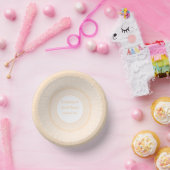 Terrazzo - Oranje perzik - Papieren schalen Papieren Kommen (Feest)