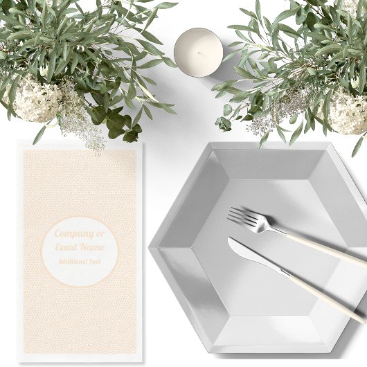 Terrazzo - Oranje perzik - servetten