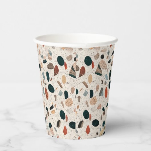 Terrazzo Papieren Bekers (Rechts)