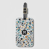 Terrazzo-patroon Bagagelabel (Voorkant (verticaal))