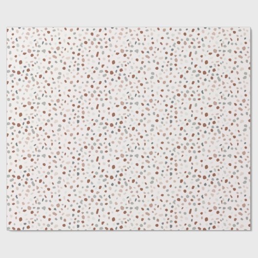 Terrazzo Patroon Inpakpapier - Modern Terrazzo (Vlak)