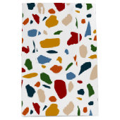 Terrazzo patroon kleurrijk medium cadeauzakje (Voorkant)