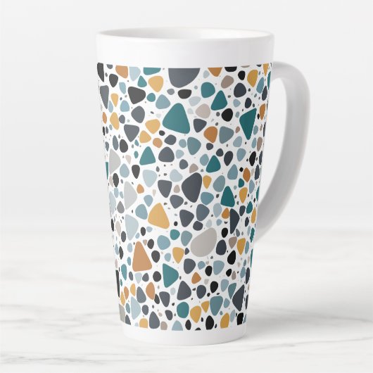 Terrazzo Patroon Latte Mok (Rechterhoek)