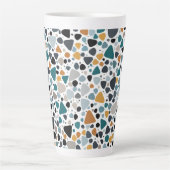 Terrazzo Patroon Latte Mok (Voorkant)