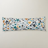 Terrazzo-patroon Lichaamskussen (Achterkant)