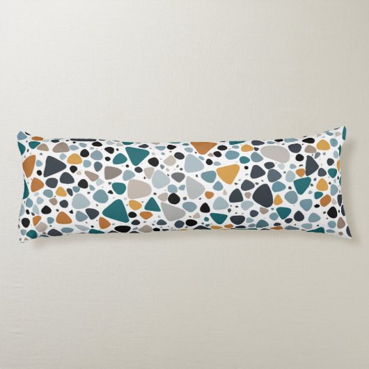 Terrazzo-patroon Lichaamskussen (Achterkant)