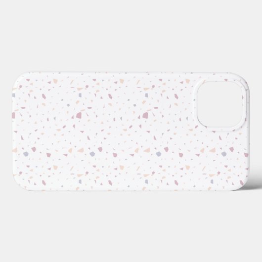 Terrazzo Patroon Neutraal Natuurlijk Elegant Case-Mate iPhone Case (Achterkant (horizontaal))