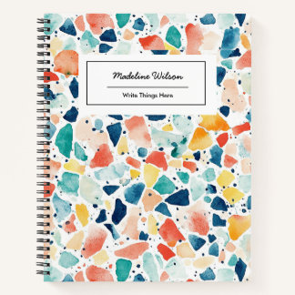 Terrazzo Patroon Schrijfblok Notitieboek