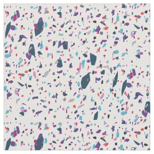 Terrazzo Patroon Stof (Close Up)