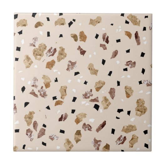 Terrazzo patroontegel tegeltje (Voorkant)