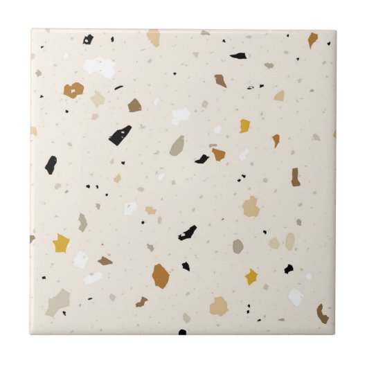 Terrazzo patroontegel tegeltje (Voorkant)