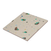 Terrazzo patroontegel tegeltje (Zijkant)