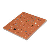 Terrazzo patroontegel tegeltje (Zijkant)