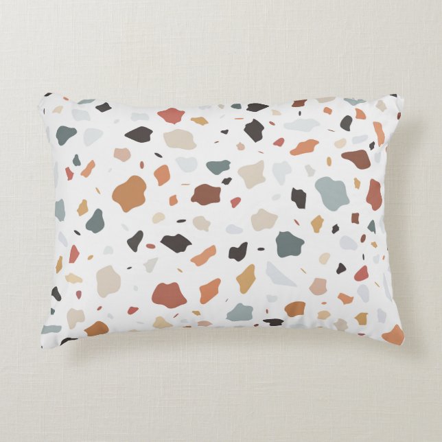 Terrazzo Pattern Accent Kussen (Voorkant)