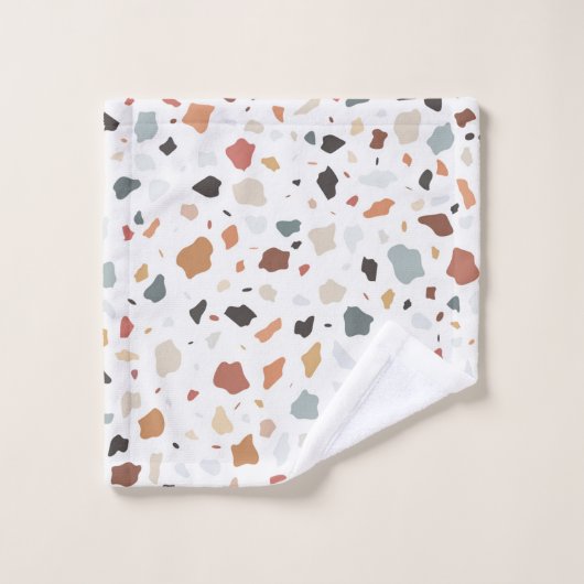 Terrazzo Pattern Bad Handdoek (Wasdoekje)