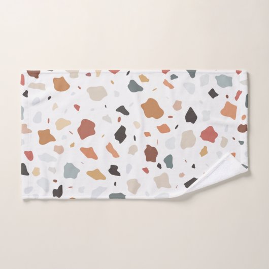 Terrazzo Pattern Bad Handdoek (Handdoek)