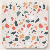 Terrazzo Pattern Bier Onderzetter (Voorkant)