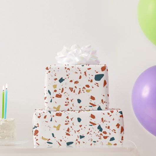 Terrazzo Pattern Cadeaupapier (Feestgeschenken)