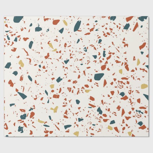 Terrazzo Pattern Cadeaupapier (Vlak)