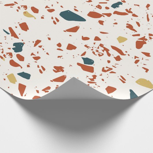 Terrazzo Pattern Cadeaupapier (Hoek)