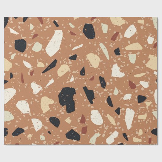 Terrazzo Pattern Cadeaupapier (Vlak)