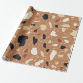 Terrazzo Pattern Cadeaupapier (Uitgerold)
