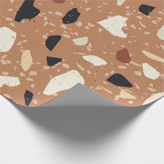 Terrazzo Pattern Cadeaupapier (Hoek)