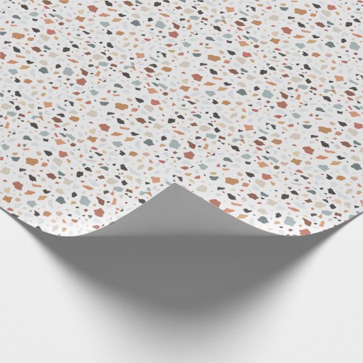 Terrazzo Pattern Cadeaupapier (Hoek)