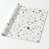 Terrazzo Pattern Cadeaupapier (Uitgerold)