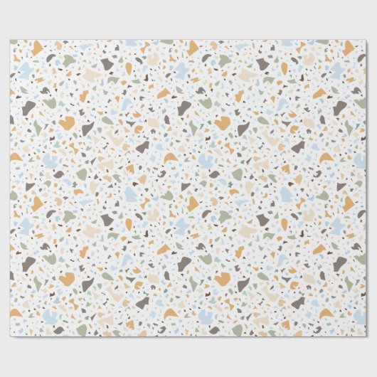 Terrazzo Pattern Cadeaupapier (Vlak)