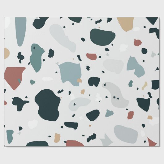Terrazzo Pattern Cadeaupapier (Vlak)