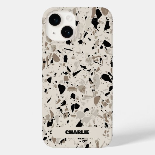 Terrazzo Pattern Case-Mate iPhone Case (Achterkant)