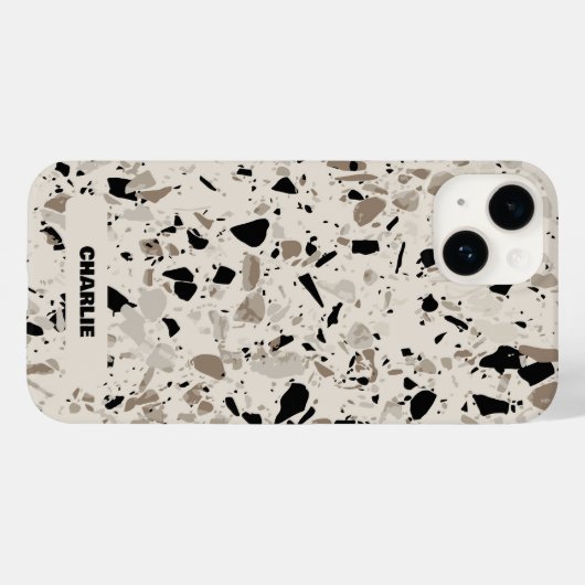 Terrazzo Pattern Case-Mate iPhone Case (Achterkant (horizontaal))
