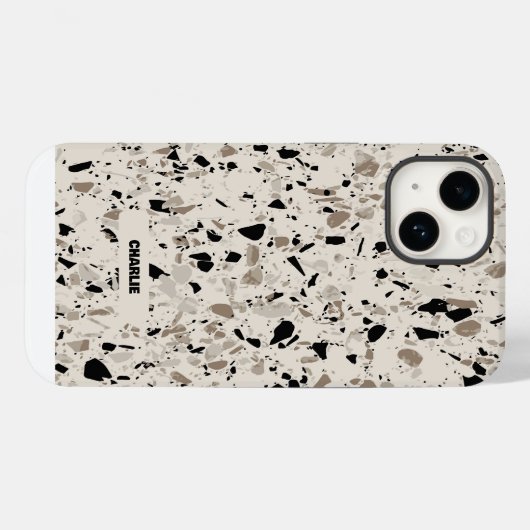 Terrazzo Pattern Case-Mate iPhone Case (Achterkant (horizontaal))